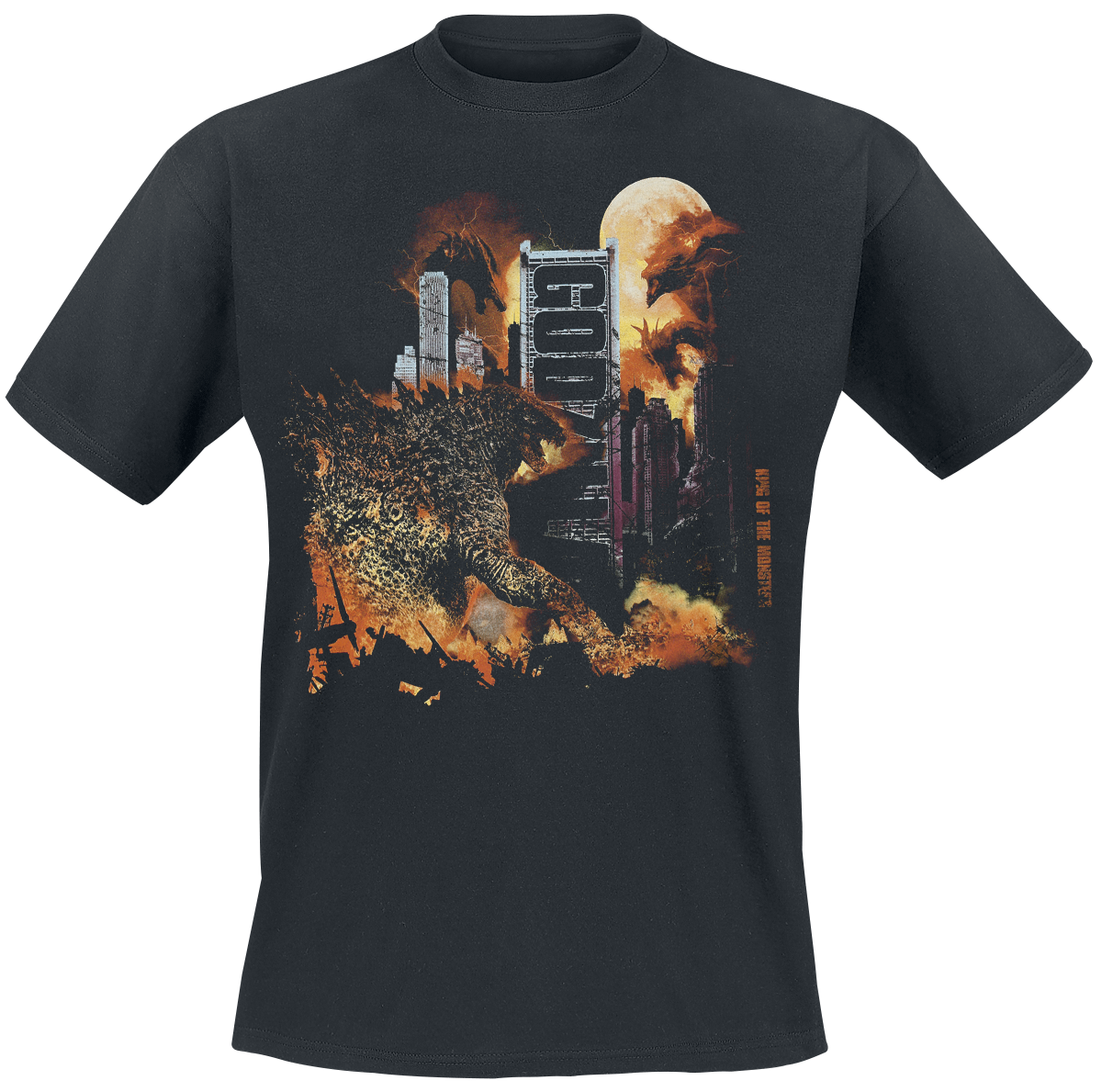 Godzilla - City - T-Shirt - black image