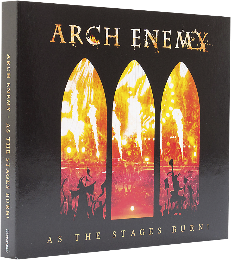 As the stages burn! von Arch Enemy - CD & DVD (Digipak, Special Edition)