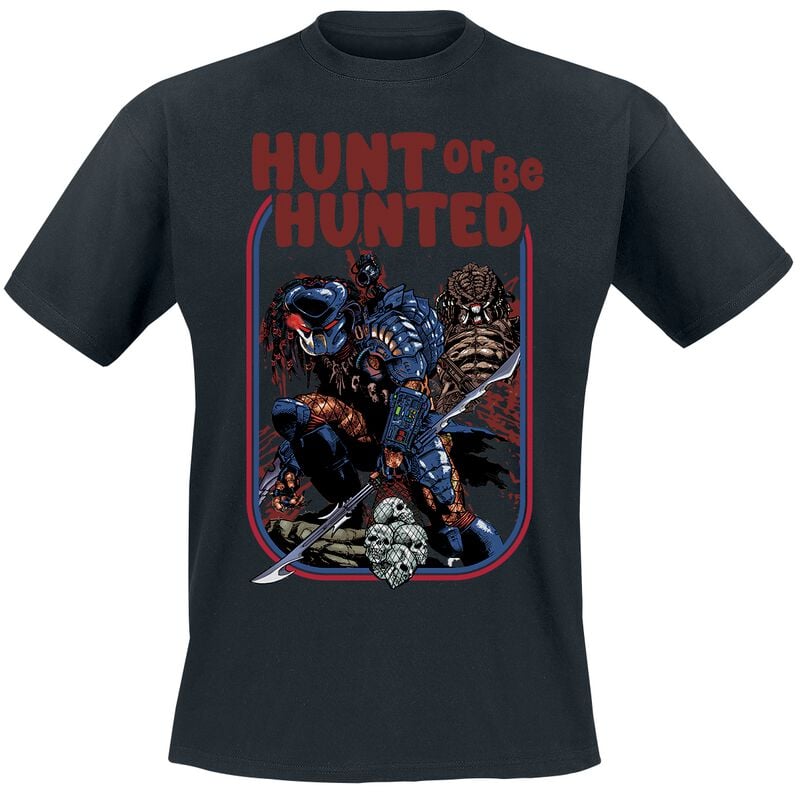 Predator T-Shirt - Hunt Or Be Hunted - M bis 3XL - für Männer - Größe 3XL - schwarz  - EMP exklusives Merchandise!