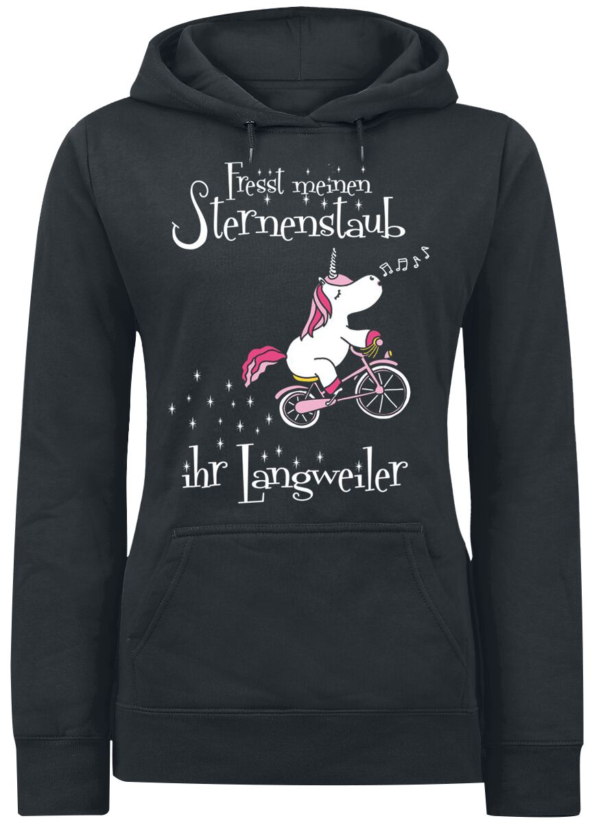 Sweat-shirt à capuche Unicorn de Unicorn - Fresst meinen Sternenstaub ihr Langweiler - S à XXL - pou