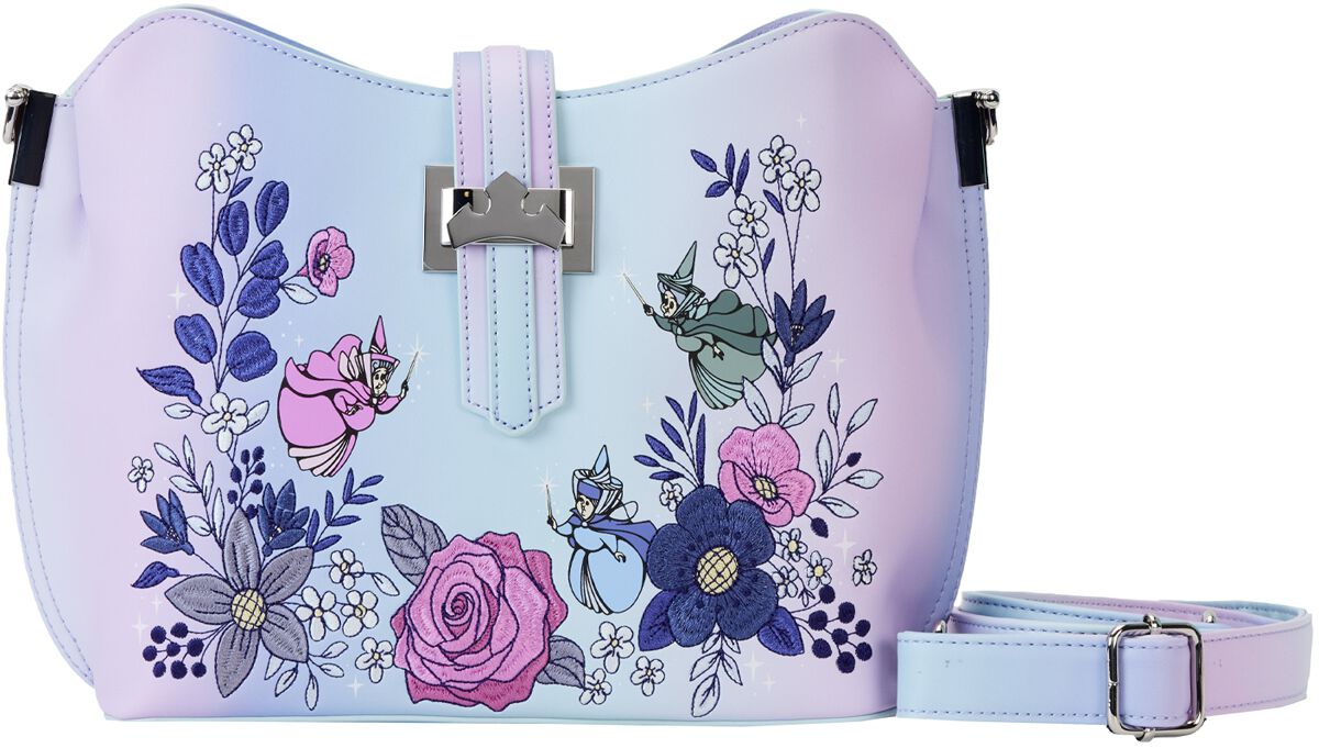 Dornröschen - Disney Handtasche - Loungefly - Floral Crown (65th Anniversary) - für Damen - multicolor  - Lizenzierter Fanartikel