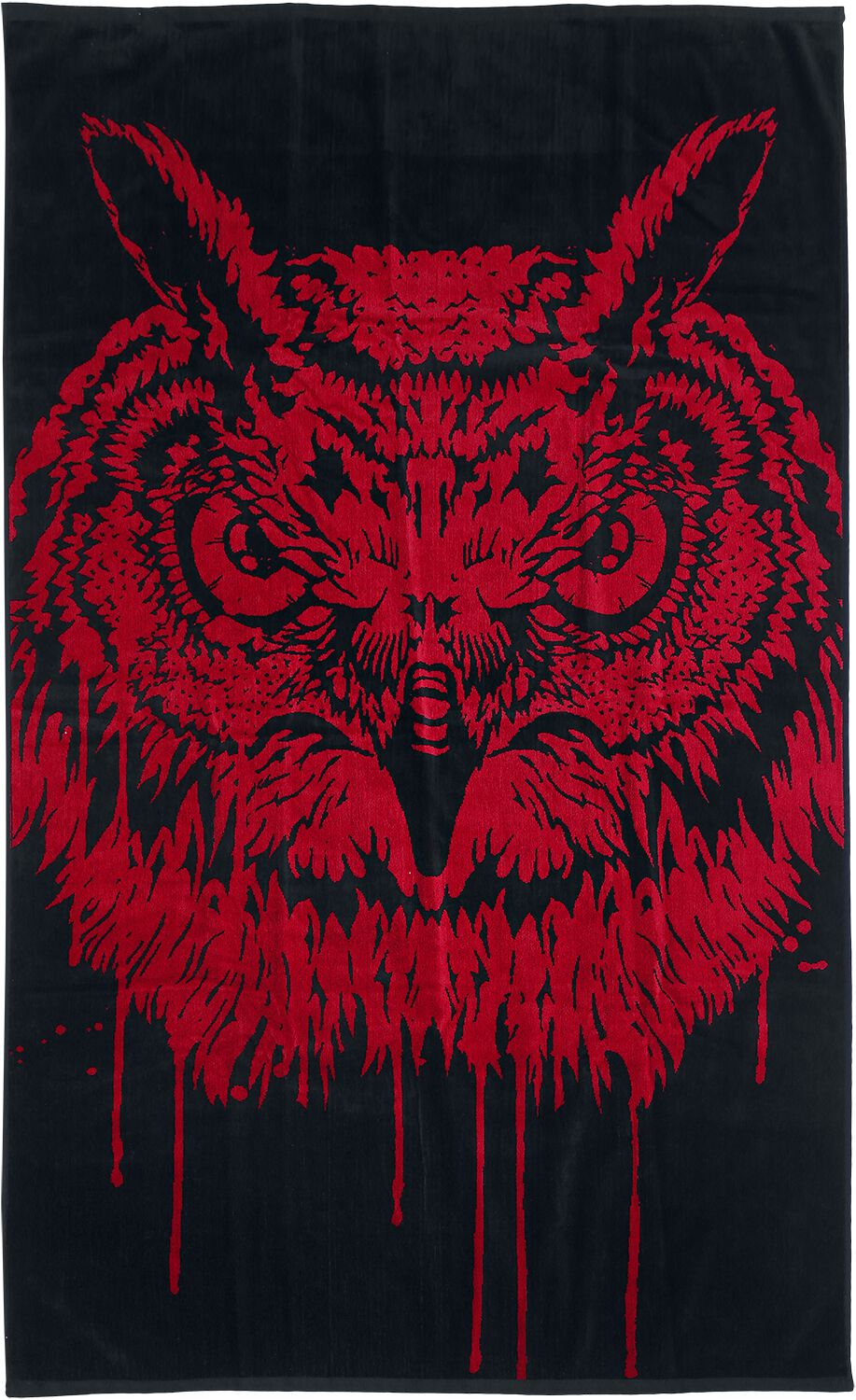 Image of Asciugamano di RED by EMP - Scary ram - Bath towel - Unisex - nero/rosso