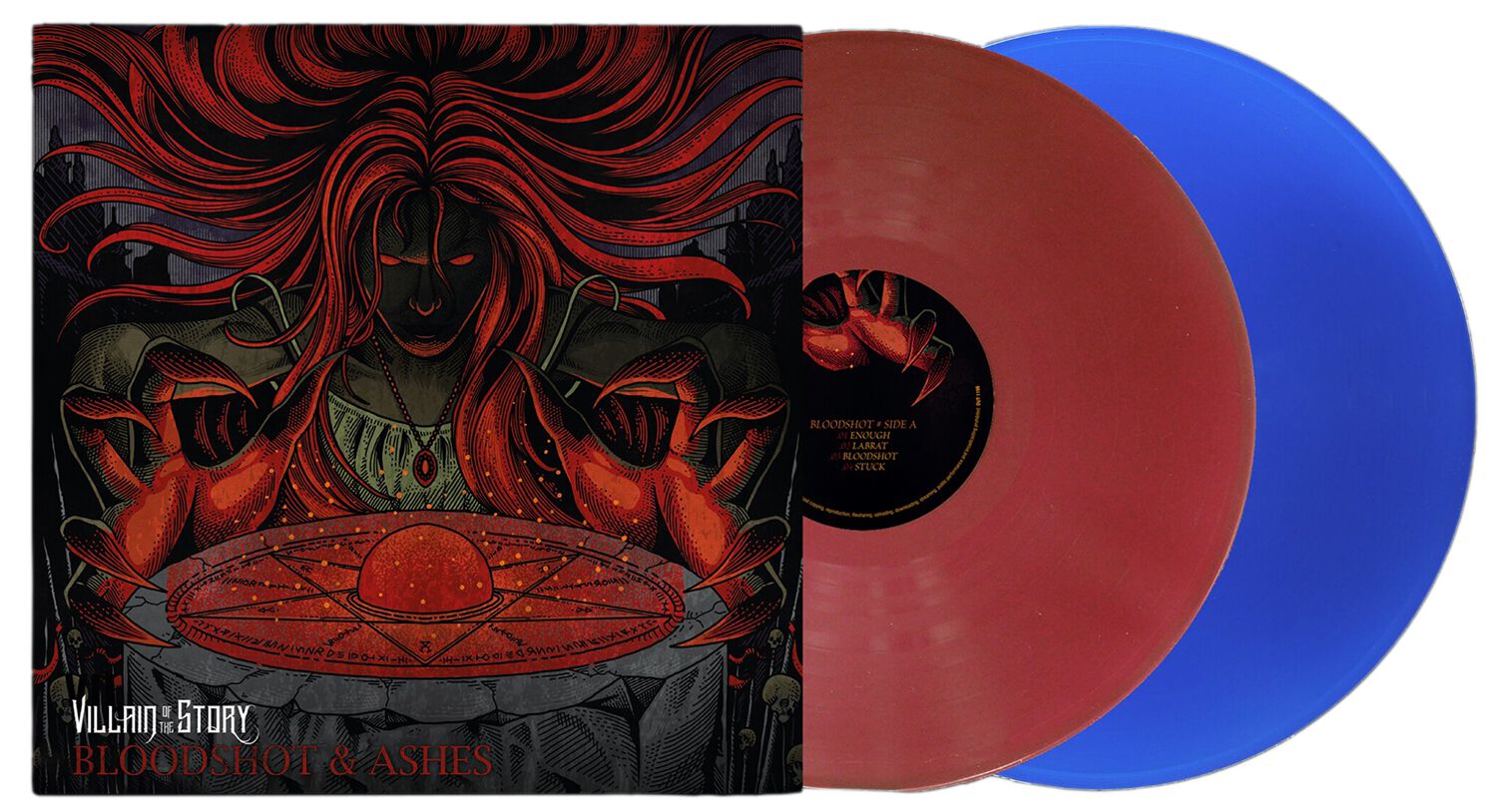 Villain Of The Story Bloodshot / Ashes LP farbig