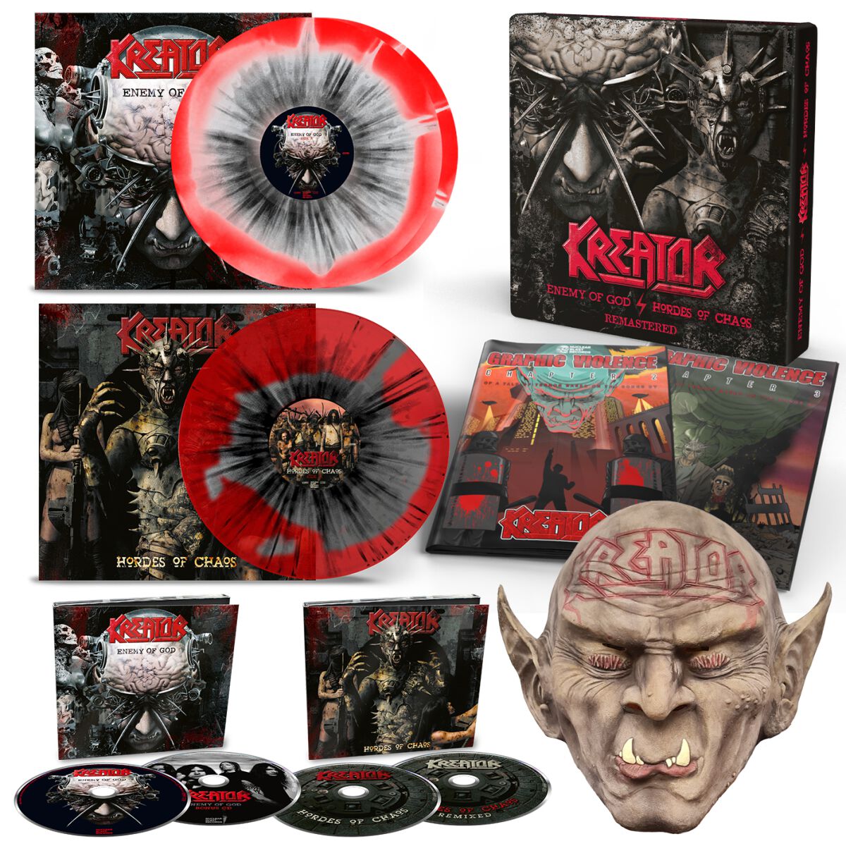Levně Kreator Enemy of god / Hordes of chaos 4-CD & 2-LP standard