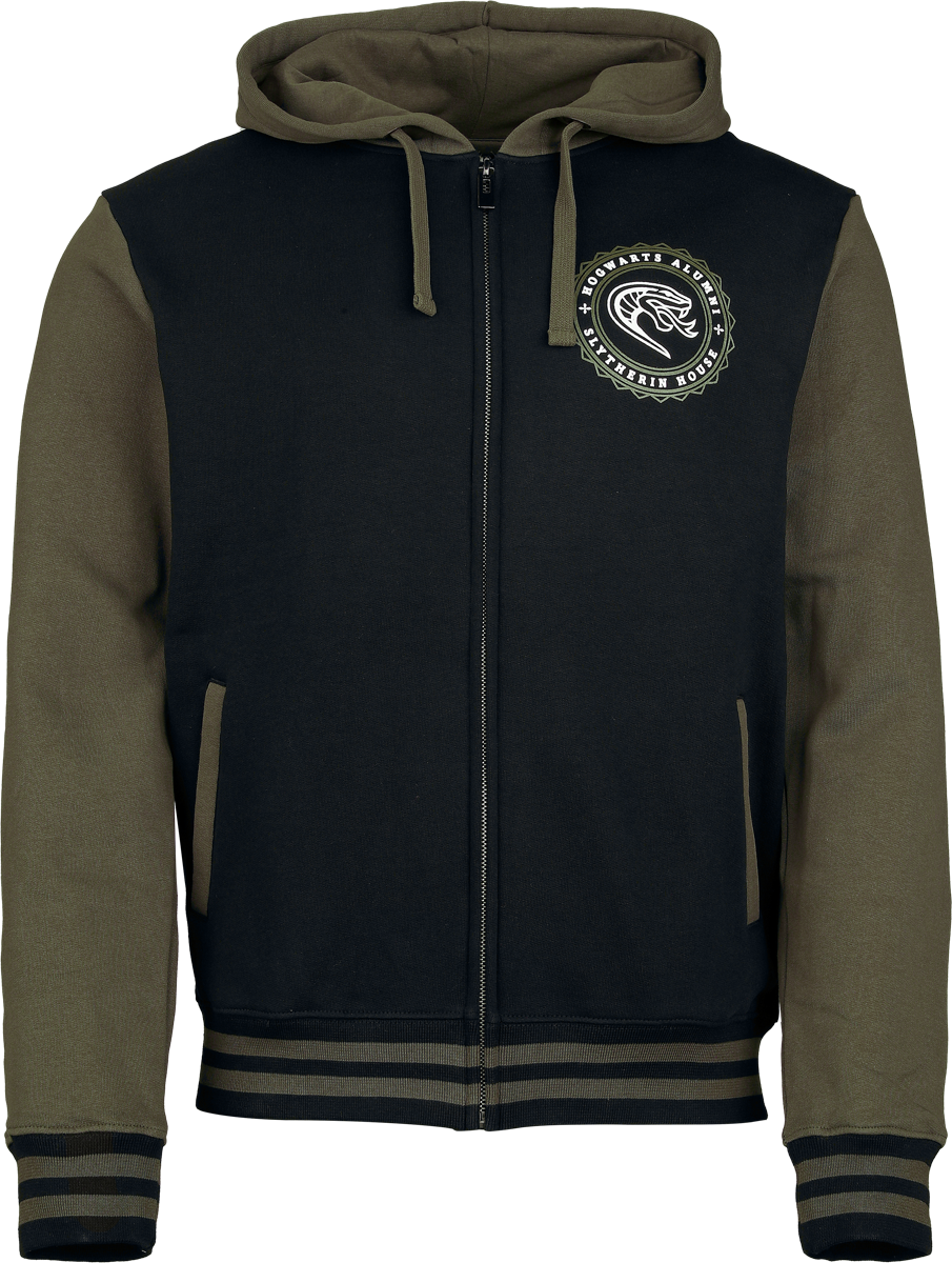 Bluza z kapturem rozpinana  z Harry Potter - Slytherin - Mężczyźni - wielokolorowy