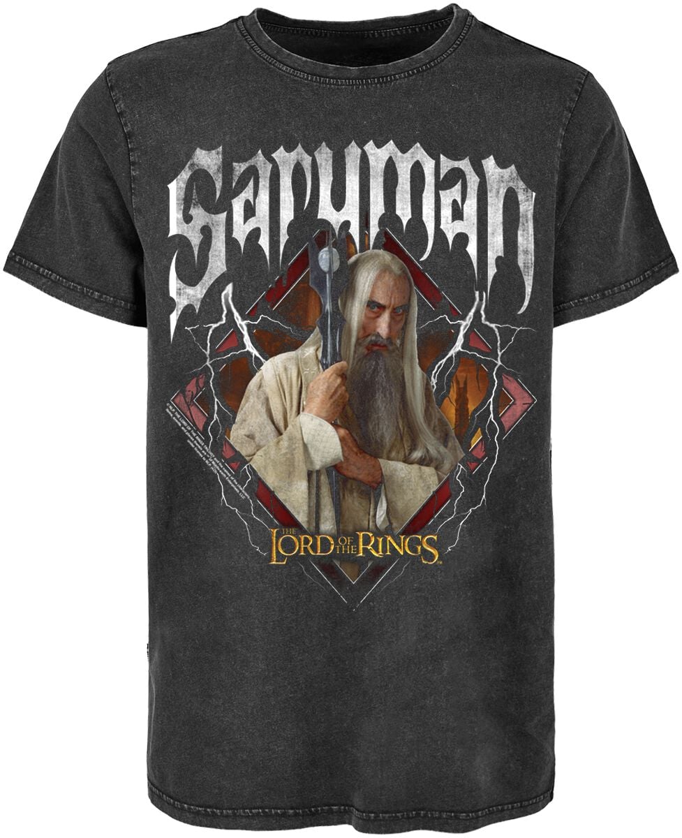 Lord Of The Rings Saruman Band T-Shirt schwarz in L