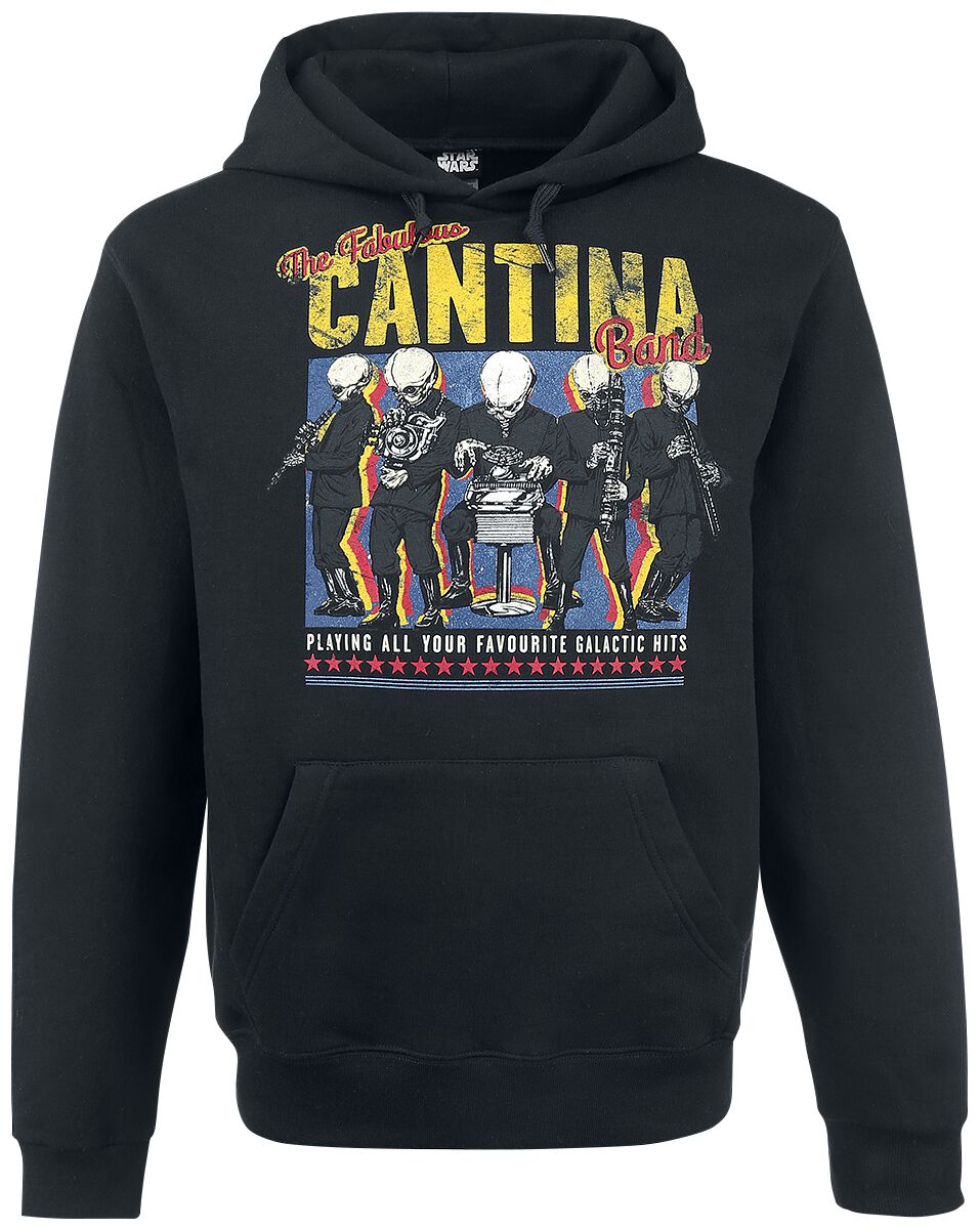 Levně Star Wars Cantina Band On Tour Mikina s kapucí černá