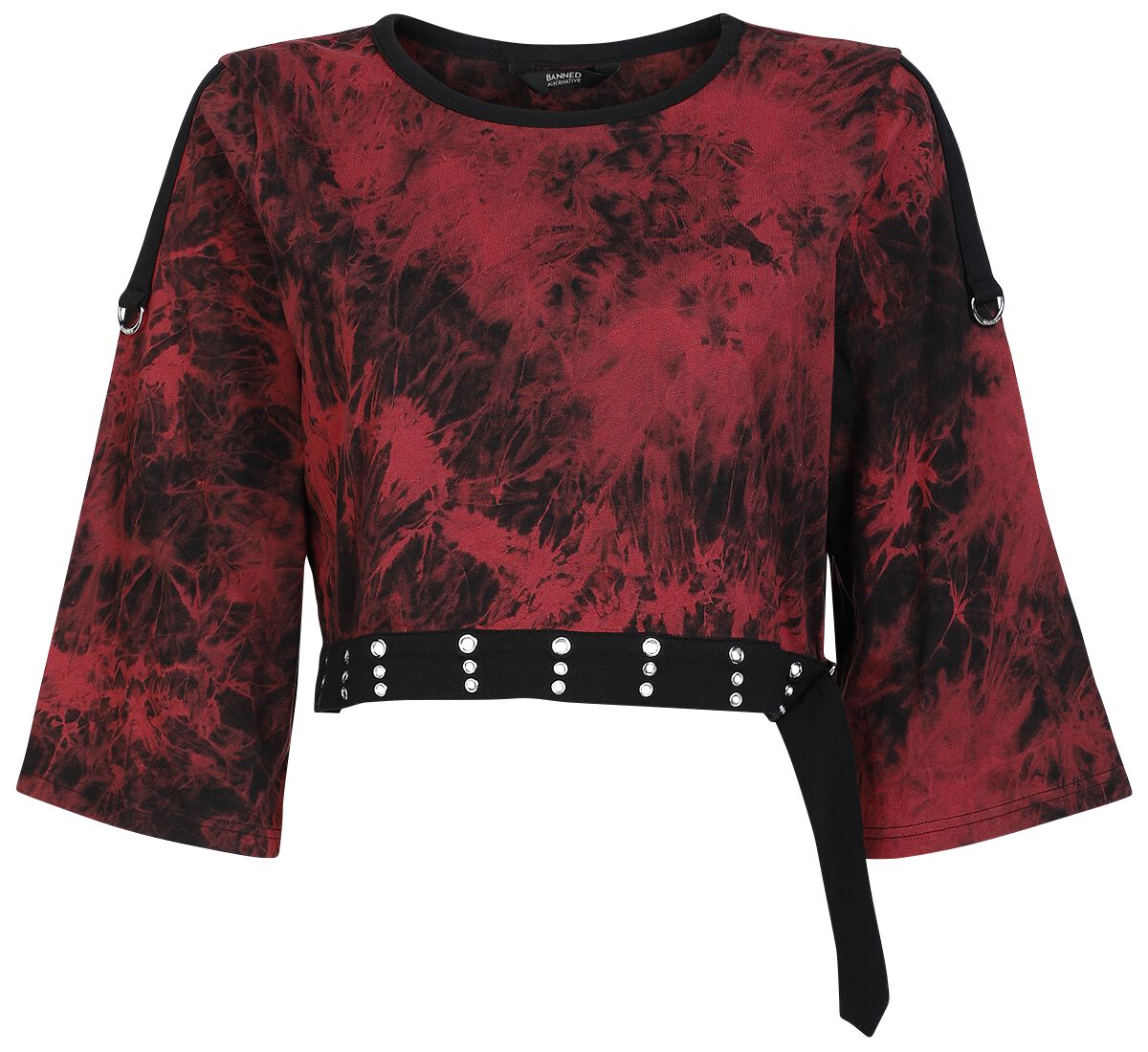 Banned Alternative - Gothic T-Shirt - Tears in Heaven Top - XS bis XXL - für Damen - Größe L - multicolor