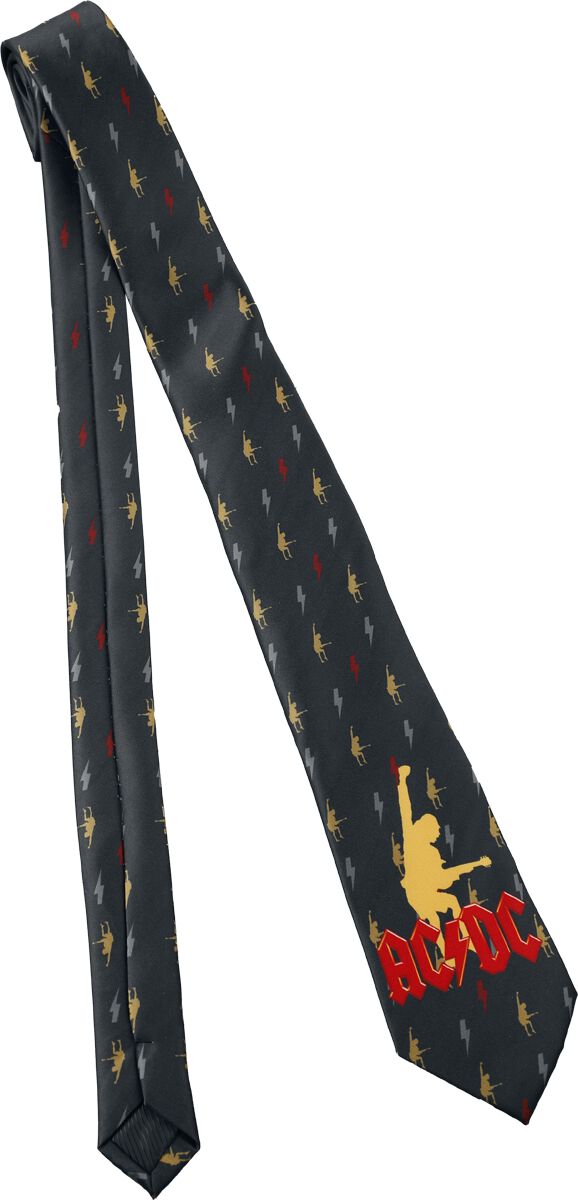 4068143375511 - AC DC Angus Krawatte schwarz