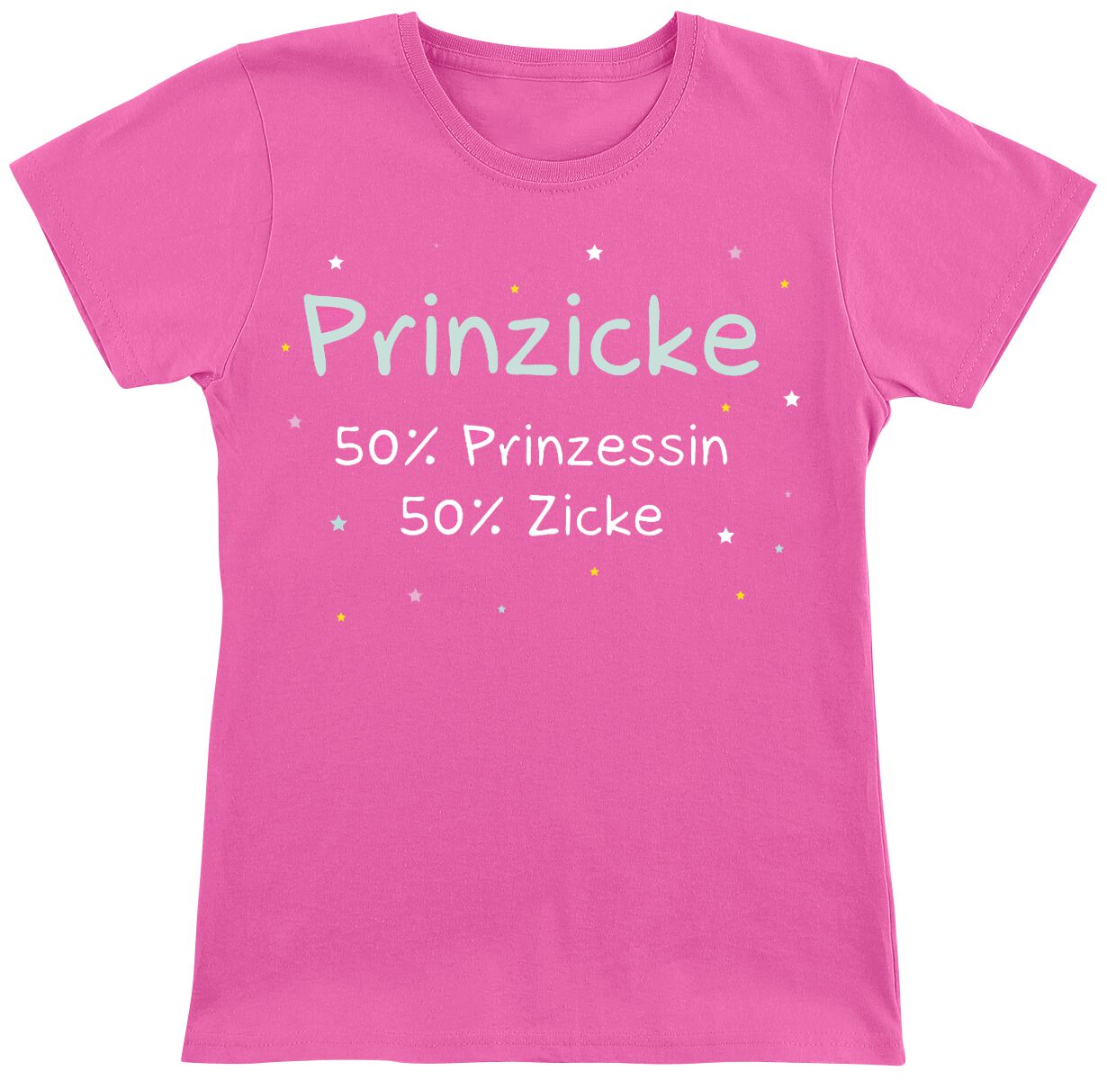 Sprüche Kids - Prinzicke T-Shirt pink in 152