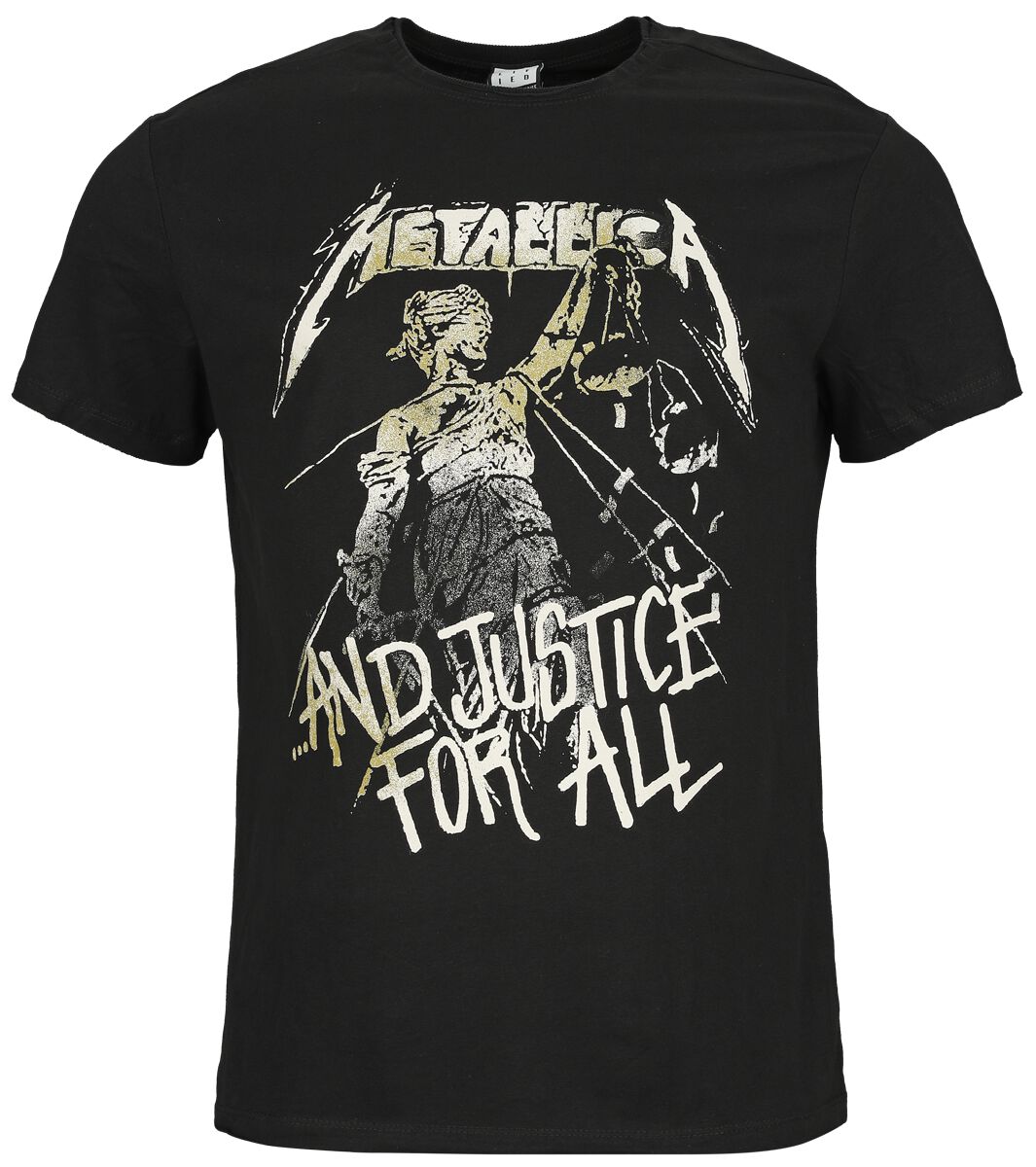 Levně Metallica Amplified Collection - And Justice For All Tričko černá
