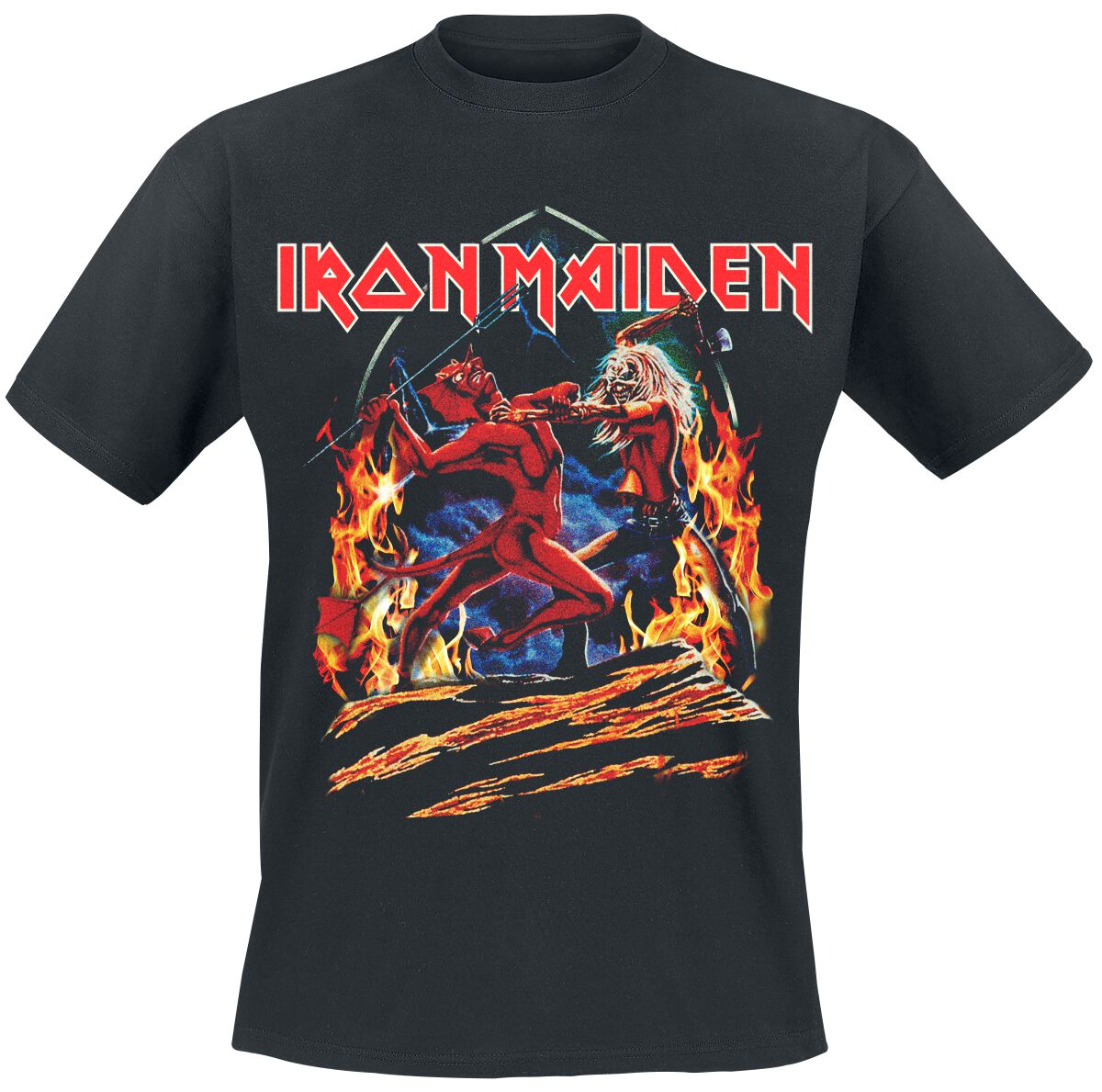 Iron Maiden T-Shirt - Run To The Hills Chapel - S bis XXL - für Männer - Größe M - schwarz  - EMP exklusives Merchandise!