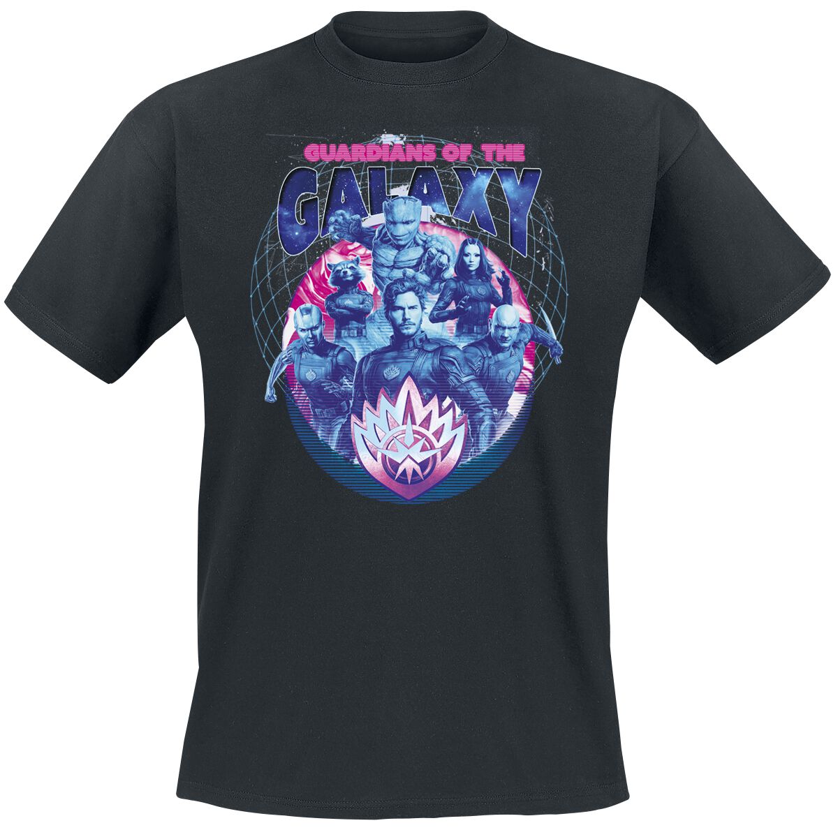 Image of T-Shirt di Guardiani della Galassia - Vol. 3 - Guardians - S a XXL - Uomo - nero