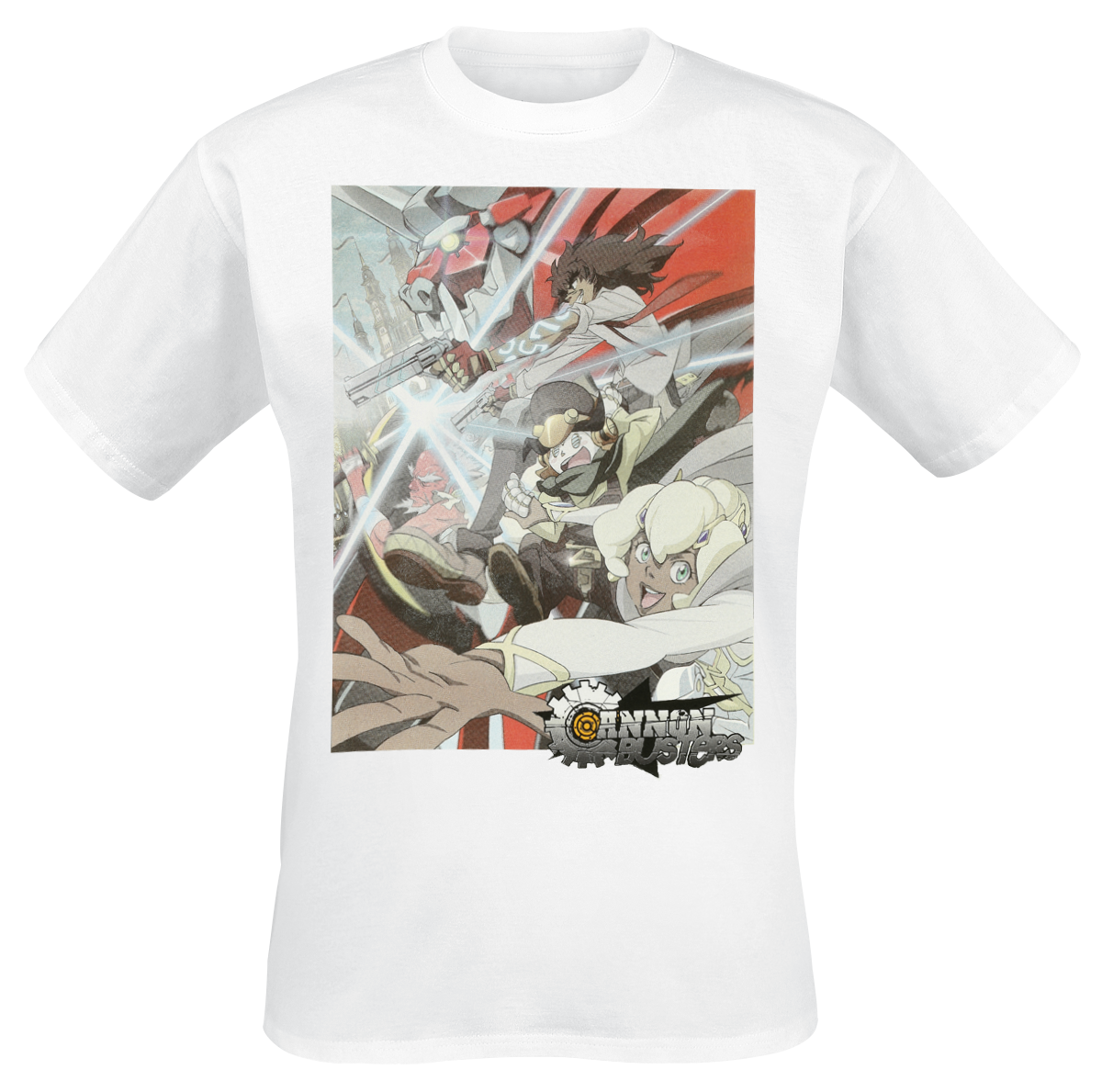 Cannon Busters - Striding In To Battle - T-Shirt - white image