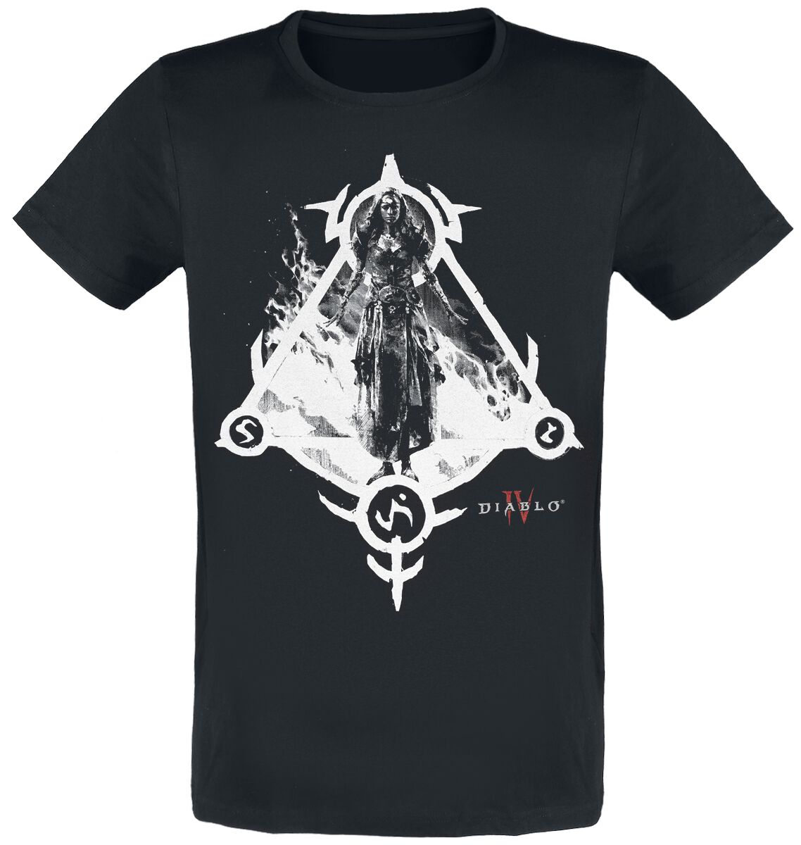 Diablo - Gaming T-Shirt - 4 - Sorceress - S bis XXL - für Männer - Größe M - schwarz