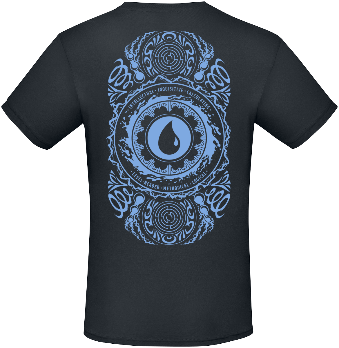 Magic: The Gathering - Gaming T-Shirt - Blue Mana - S bis XXL - für Männer - Größe M - schwarz  - EMP exklusives Merchandise!