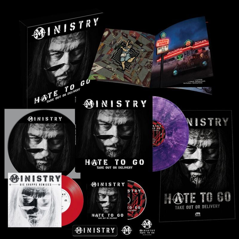 Hate To Go - Take Out Or Delivery von Ministry - 4-LP (Boxset, Coloured, Limited Edition)