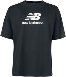 NB ESSENTIALS STACKED LOGO OVERSIZED T-SHIRT, New Balance, T-Shirt