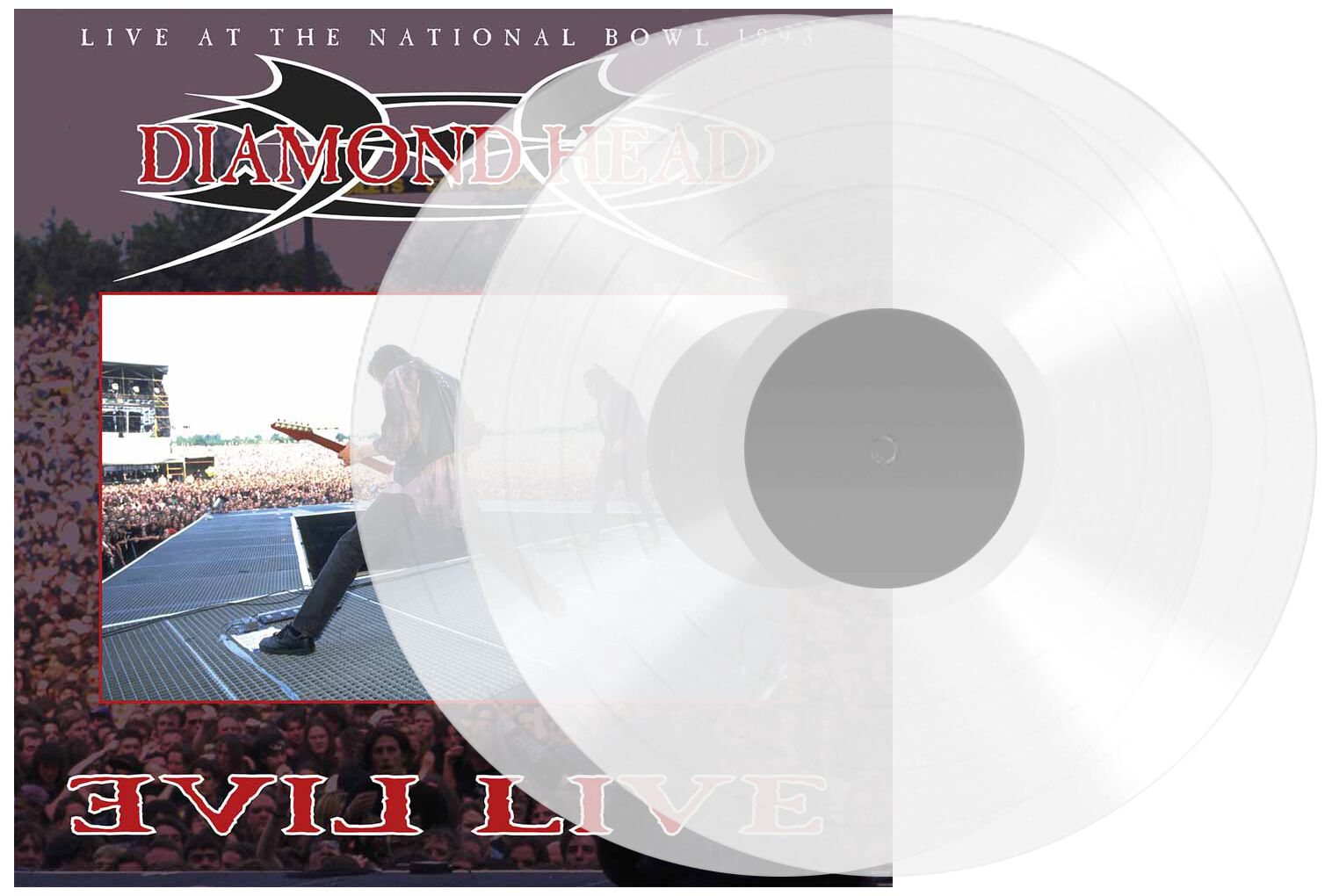 Image of Diamond Head Evil Live 2-LP klar