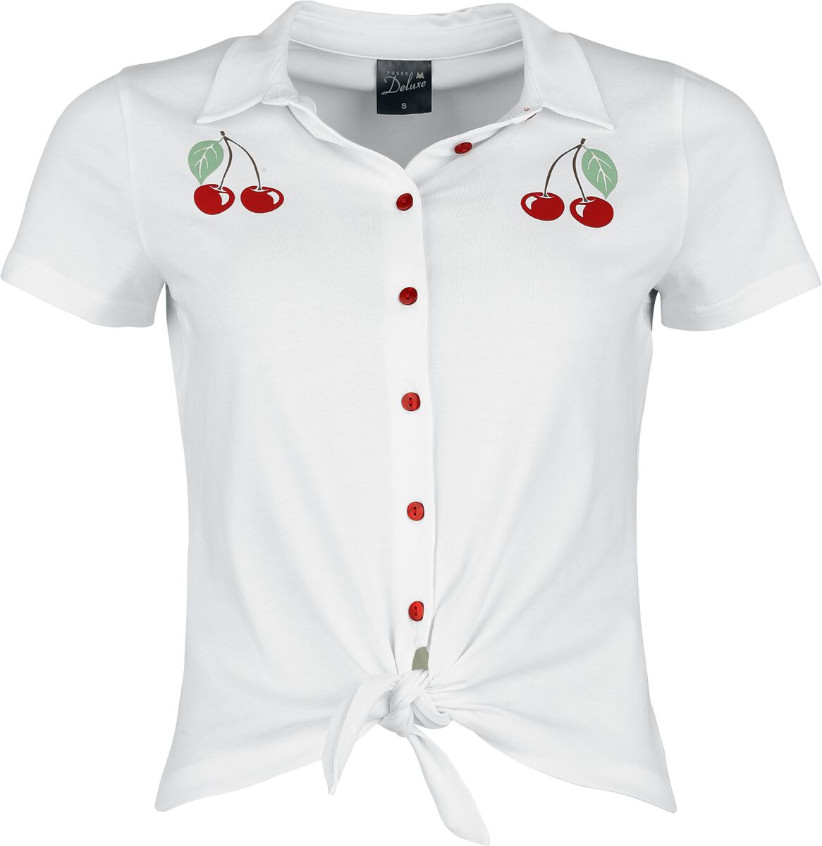 4069225050821 - Cherry Binding Blouse Bluse weiß in L
