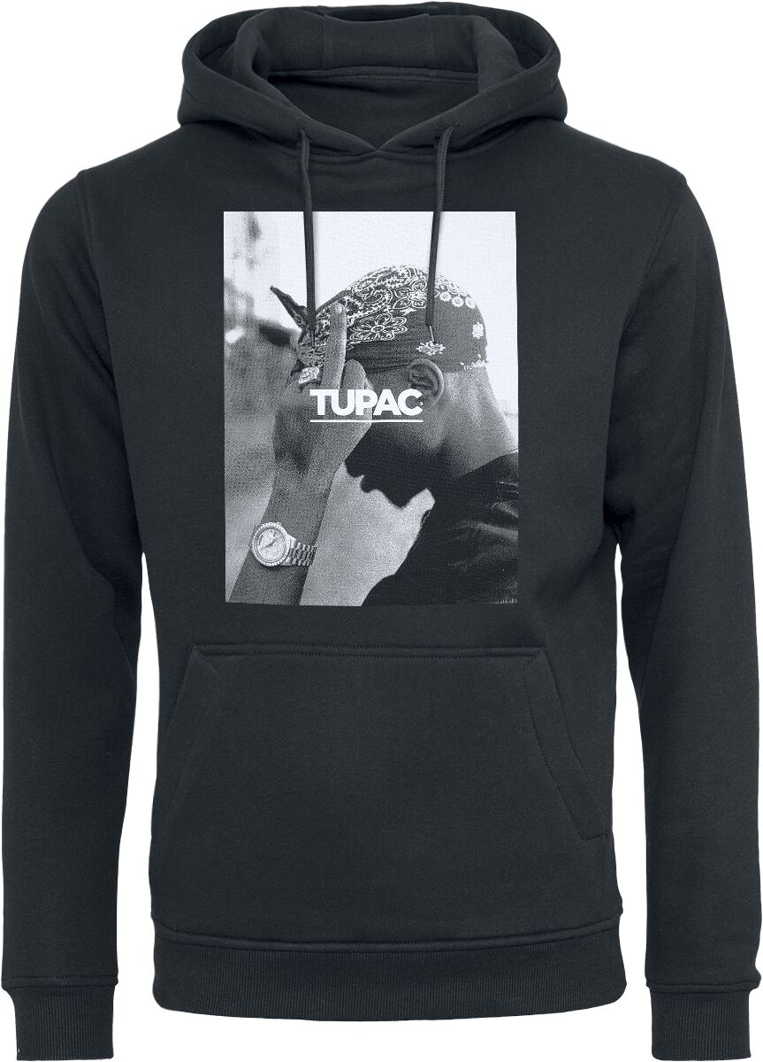 Tupac Shakur Kapuzenpullover - F*ck The World - S bis XXL - für Männer - Größe M - schwarz  - Lizenziertes Merchandise!