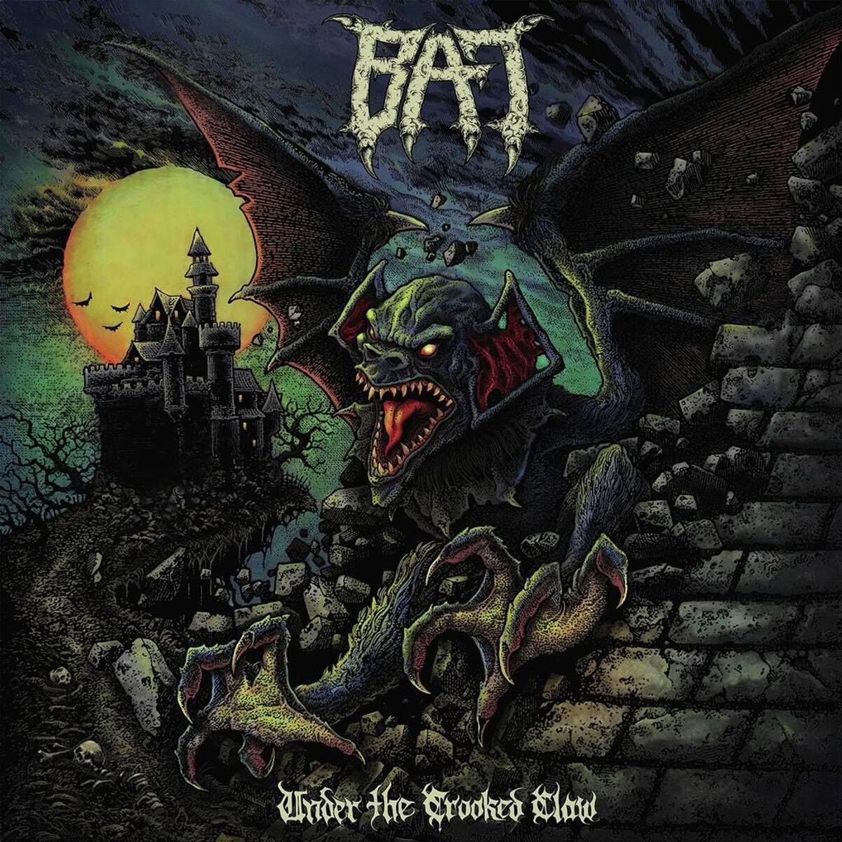 Bat Under the crooked claw LP multicolor