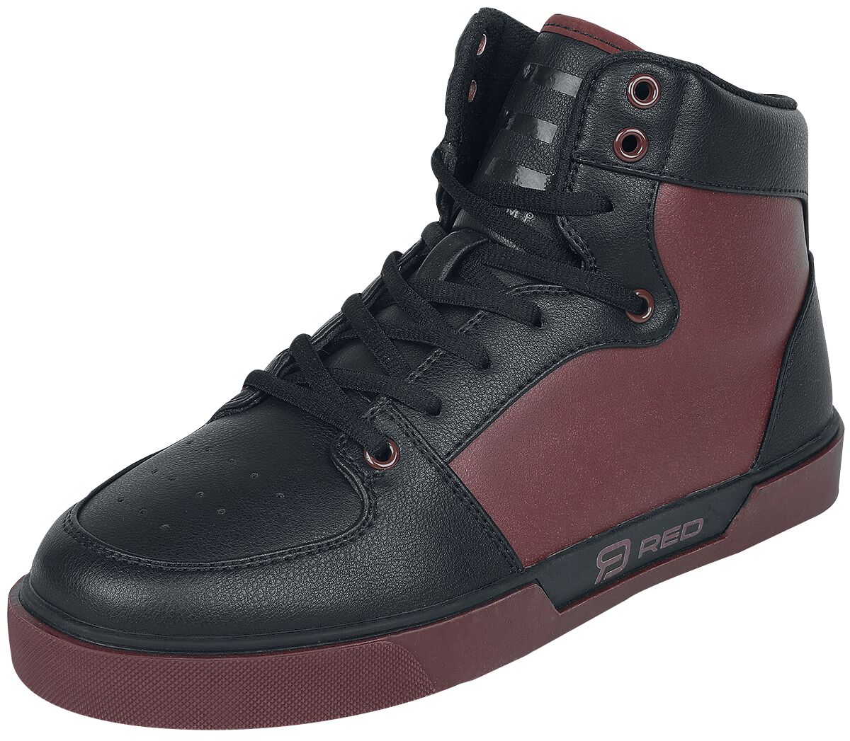 RED by EMP HighCut Sneaker Sneaker high schwarz rot in EU38