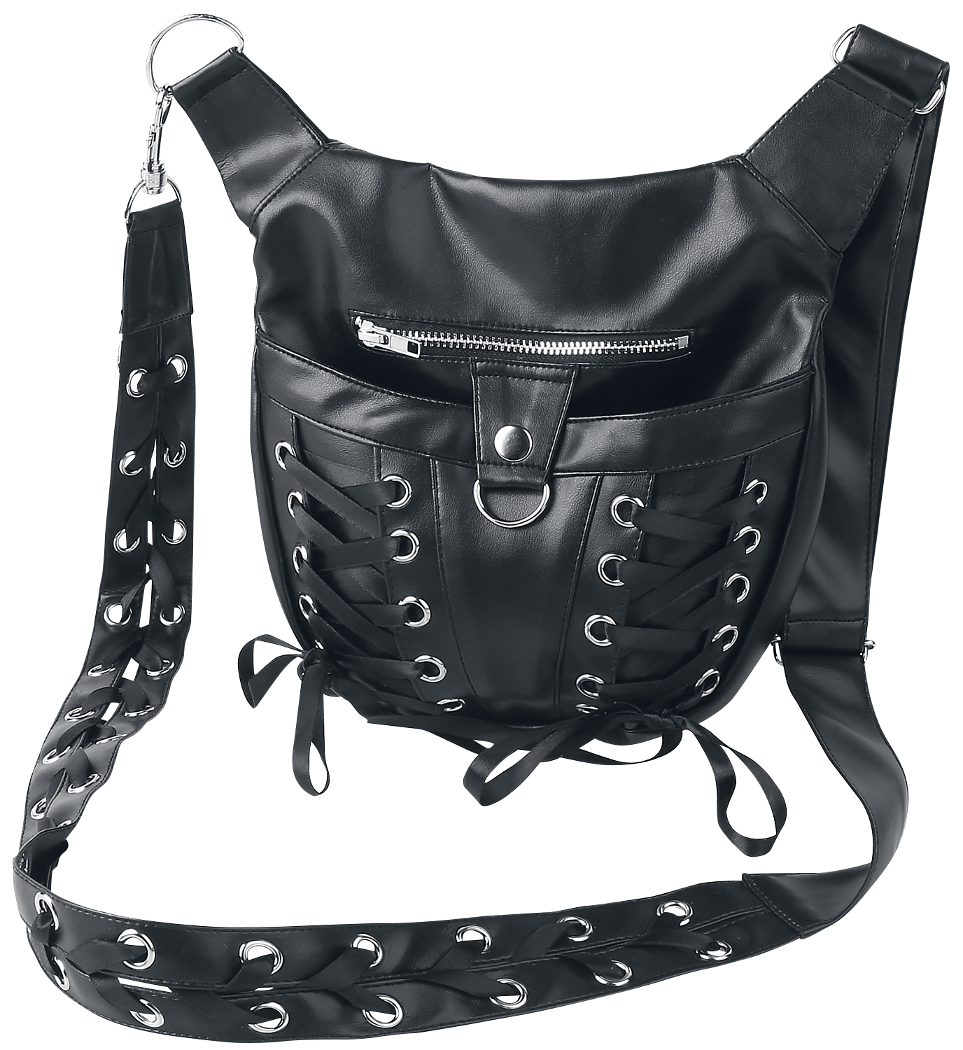 Poizen Industries Gothic Handbag - Corset Bag - for Women - black