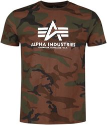 BASIC T CAMO, Alpha Industries, T-Shirt