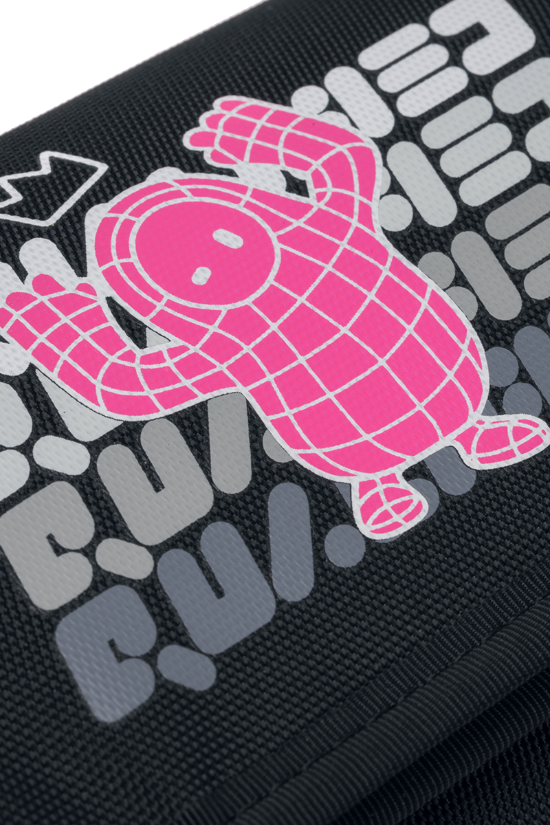 Fall Guys Off the Chain Geldbörse schwarz weiß pink