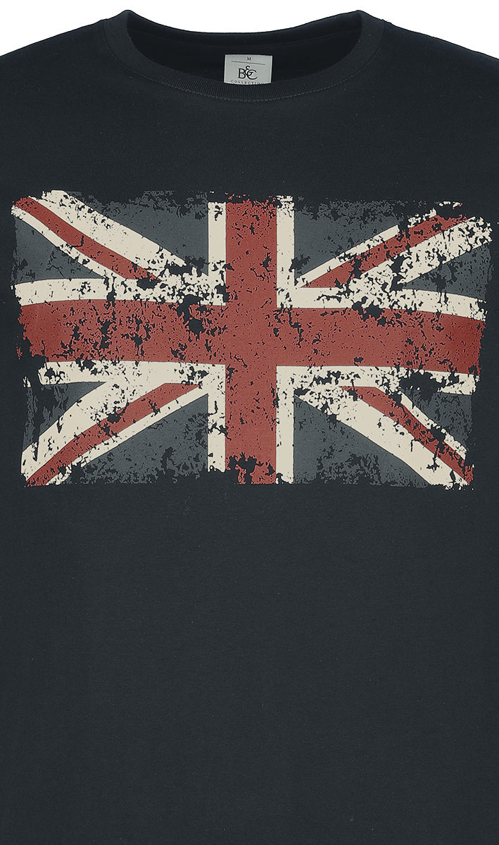 Gasoline Bandit - Rockabilly T-Shirt - Union Jack - S bis 4XL - für Männer - Größe S - schwarz