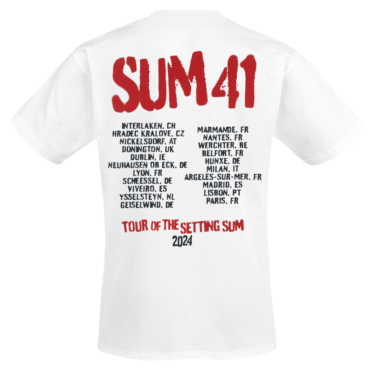 4068143205863 - Spray Paint - Tour Shirt 2024 T-Shirt weiß in XXL