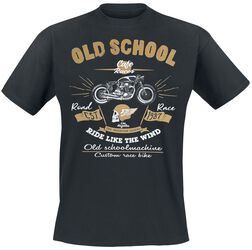 Old School Cafe Racer, Gasoline Bandit, T-Shirt