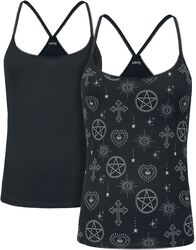 Double Pack Tops, Gothicana by EMP, Top