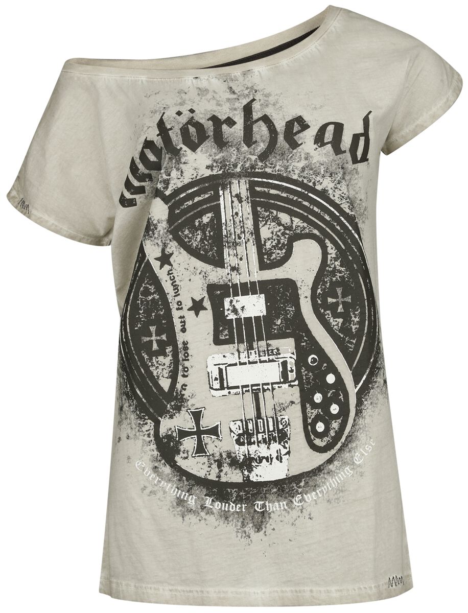 Motörhead T-Shirt - EMP Signature Collection - S bis XL - für Damen - Größe S - khaki  - EMP exklusives Merchandise!