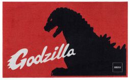 Silhouette, Godzilla, Fußmatte