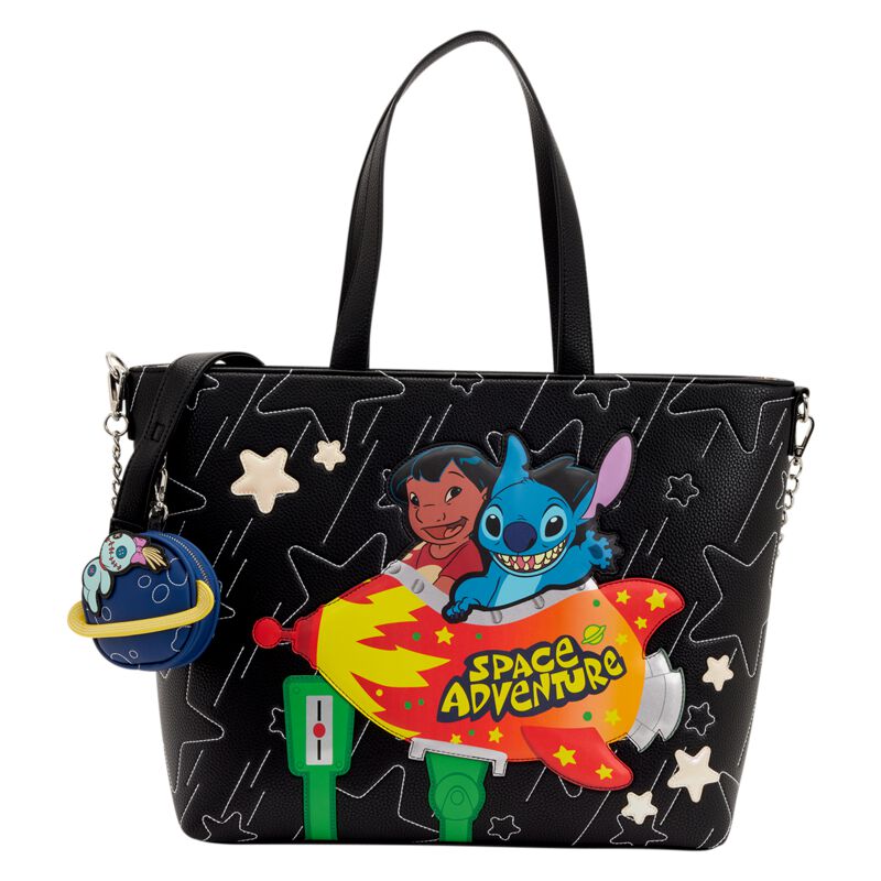 Lilo & Stitch - Disney Umhängetasche - Loungefly - Space Adventure - multicolor  - Lizenzierter Fanartikel