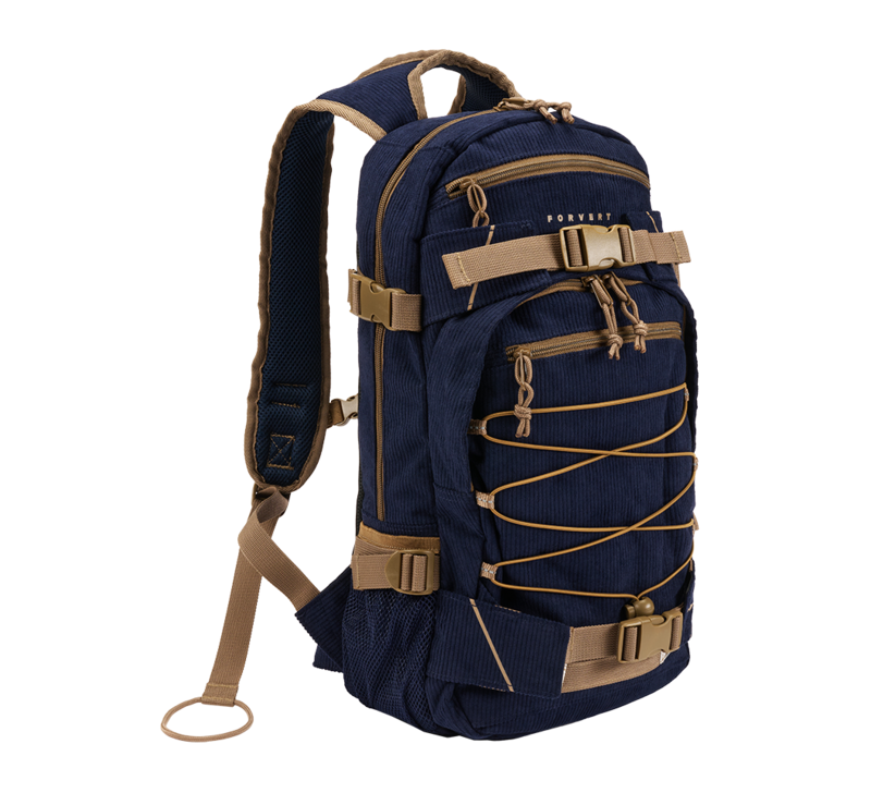 Forvert  Backpack - Cord Louis - navy-beige