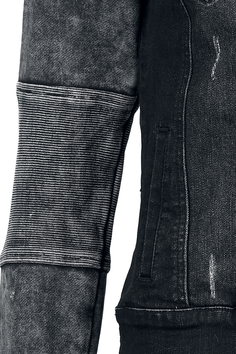 Thumbnail - Black Premium by EMP Essential Jeansjacke schwarz grau in S