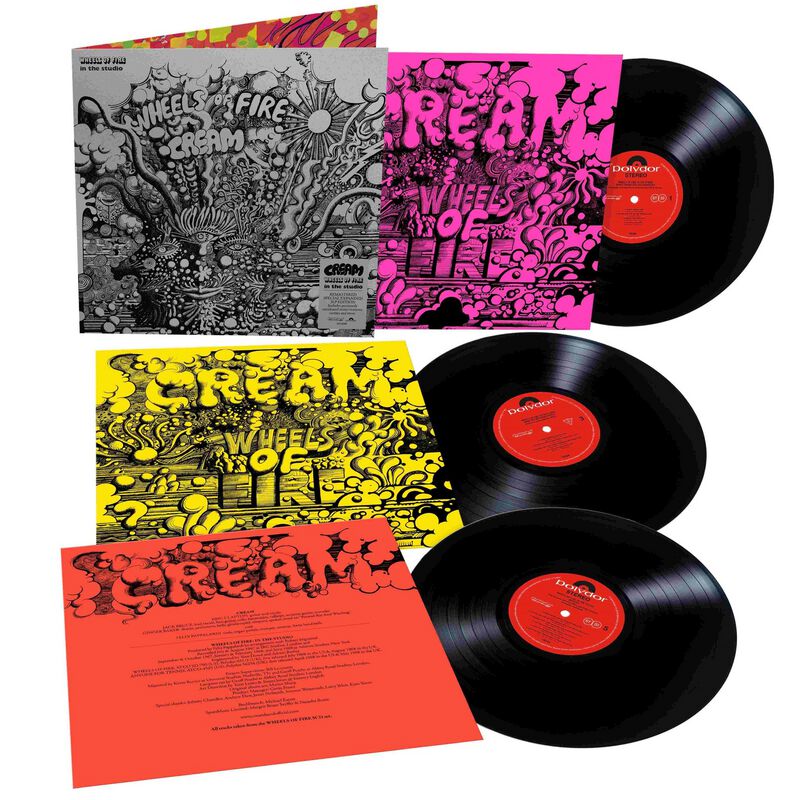 Wheels of Fire  - In the Studio von Cream - 3-LP (Gatefold, Limited Deluxe Edition)