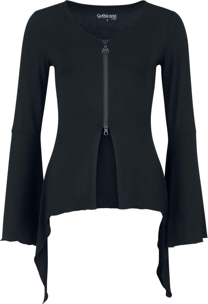 Gothicana by EMP Mystical Woods Cardigan schwarz in L