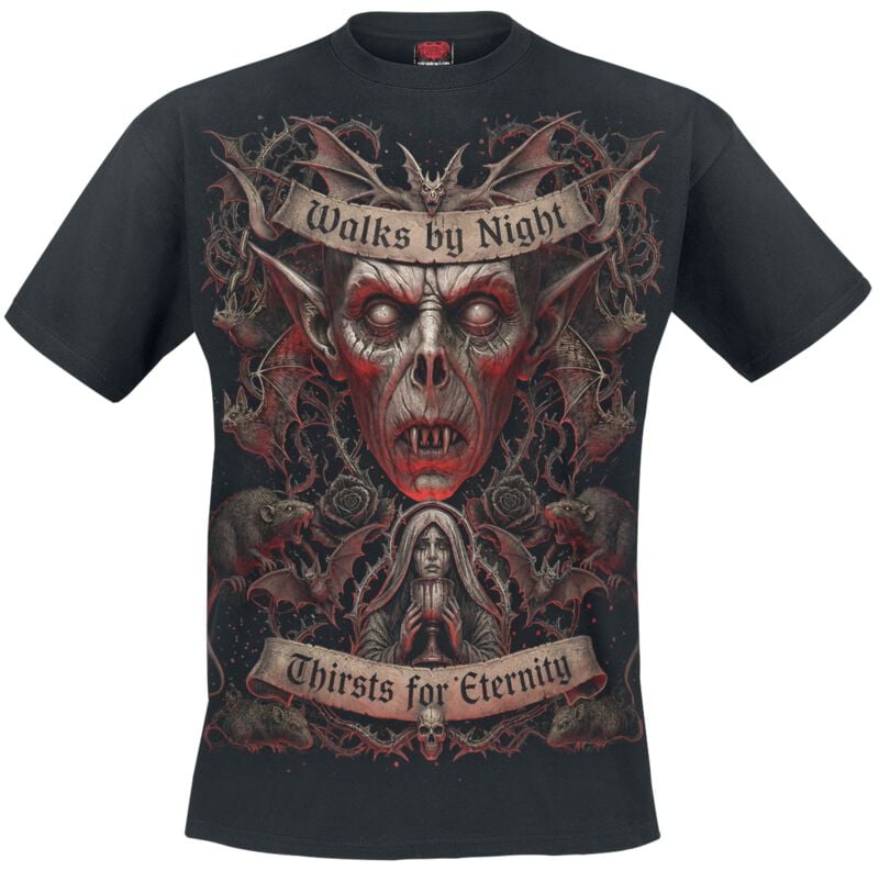 Spiral Walks by Night T-shirt black