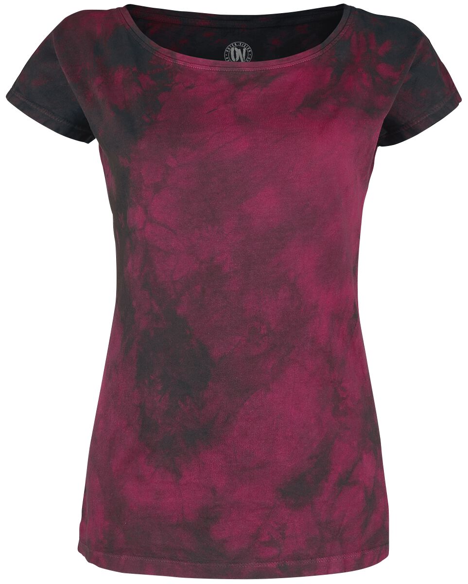 Outer Vision T-Shirt - Marylin - S bis XXL - für Damen - Größe S - rot/schwarz