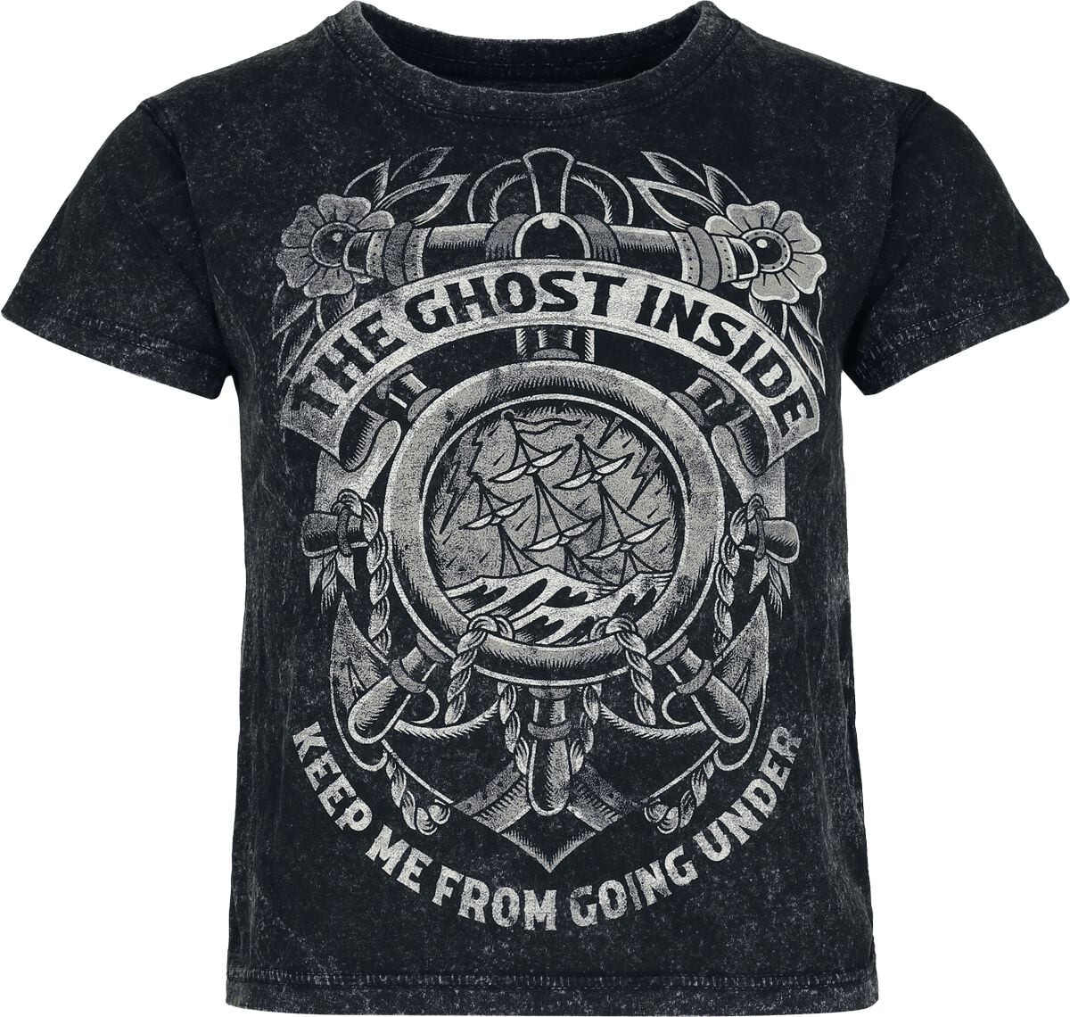 T-shirt  de The Ghost Inside - Going Under Kids - 110/116 à 158/164 - pour filles & garçonse - gris