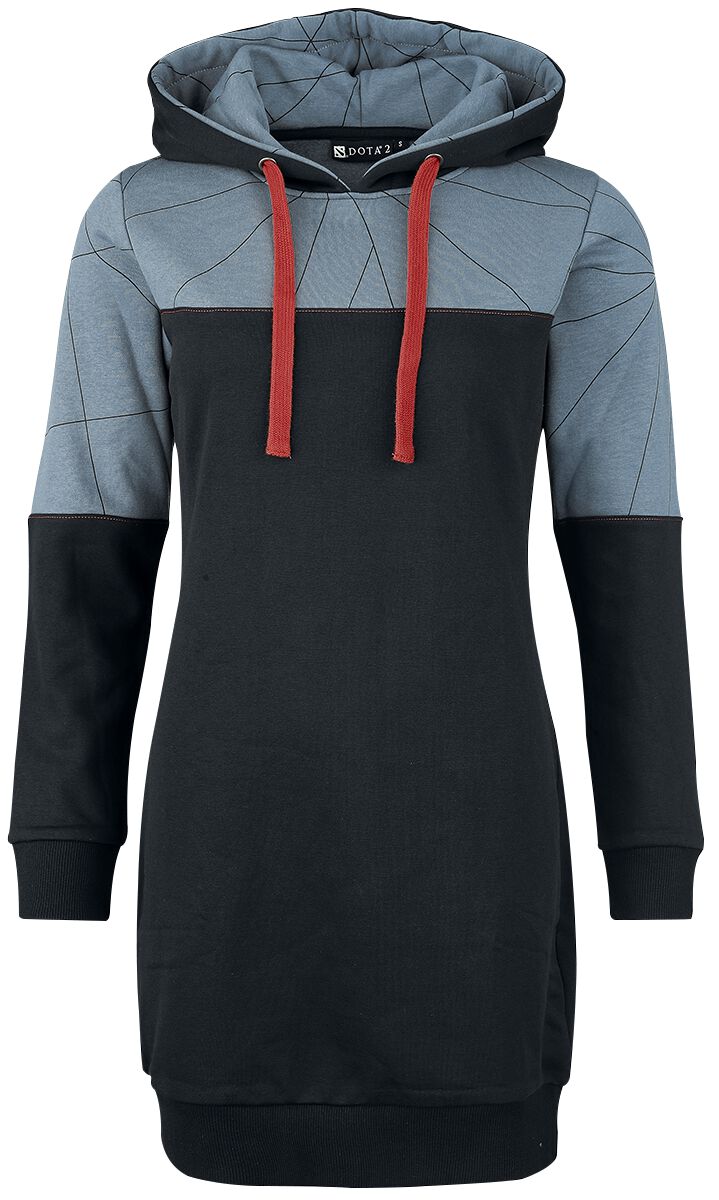 DOTA 2 - Gaming Kleid knielang - Team Up - S bis L - für Damen - Größe L - schwarz/grau  - EMP exklusives Merchandise!