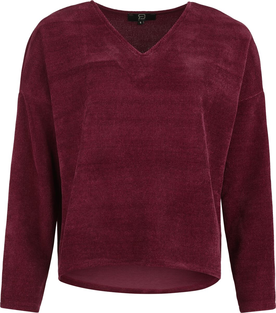 4068143366809 - Cosy Cord Langarmshirt rot in XL