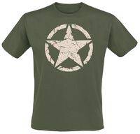 Army Star Olive, Gasoline Bandit, T-Shirt