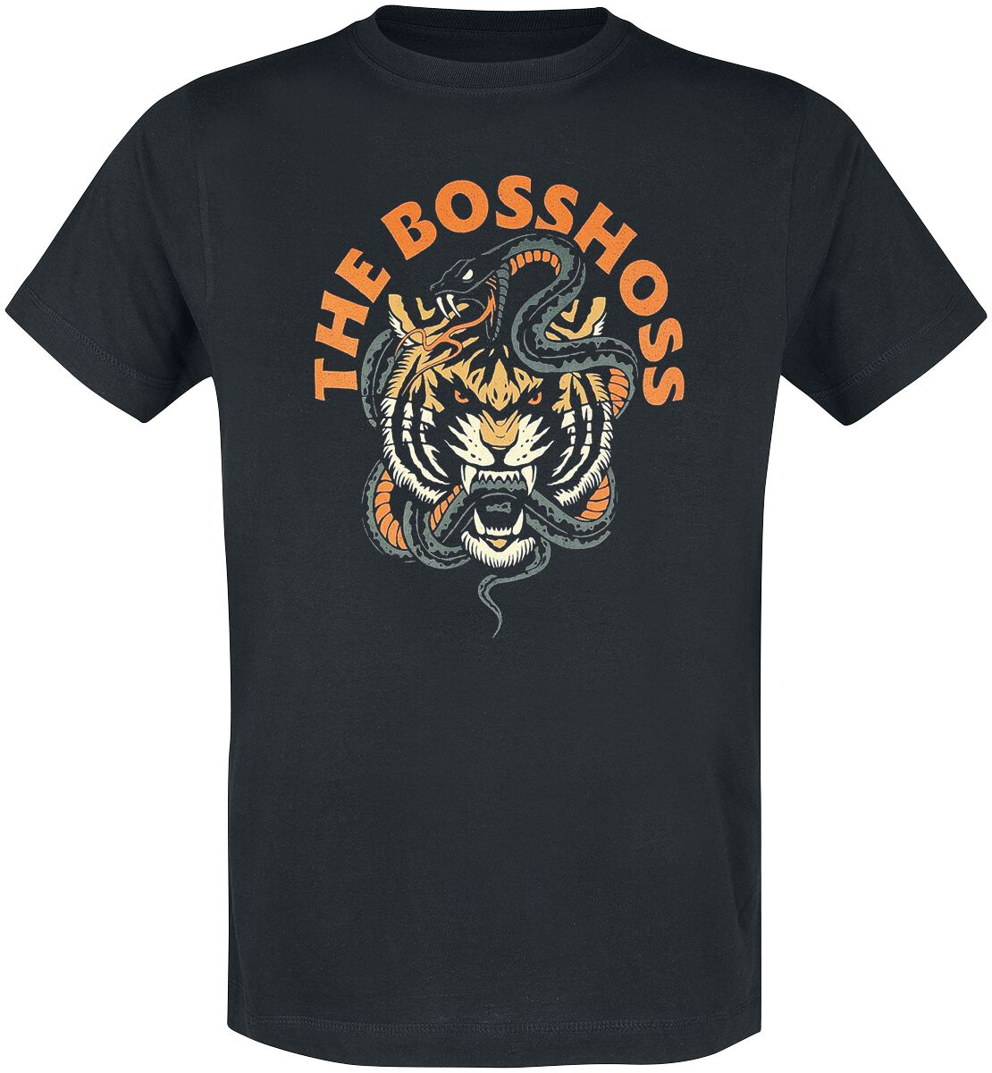Tiger x Snake Shirt T-Shirt schwarz von The BossHoss
