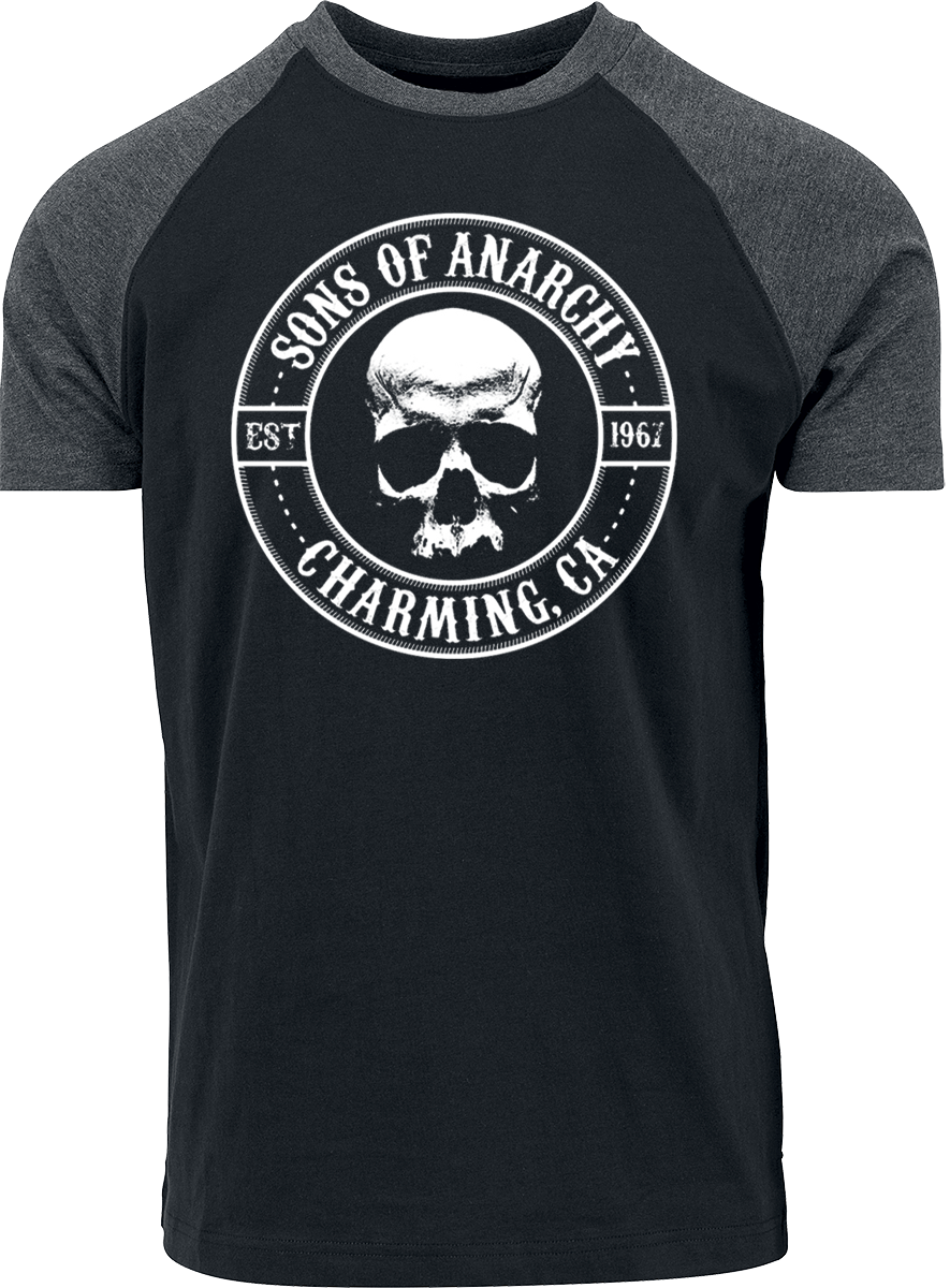 Sons Of Anarchy - Charming - T-Shirt - black/mottled grey image