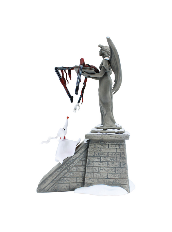 Thumbnail - The Nightmare Before Christmas Jack and Zero Angel Statue Statue multicolor